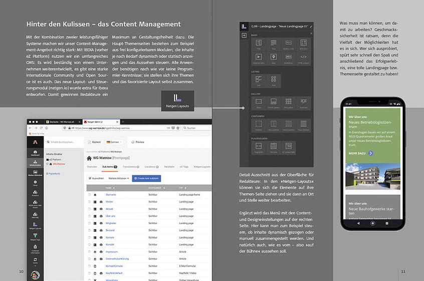 Unser CMS und das Netgen-Tool